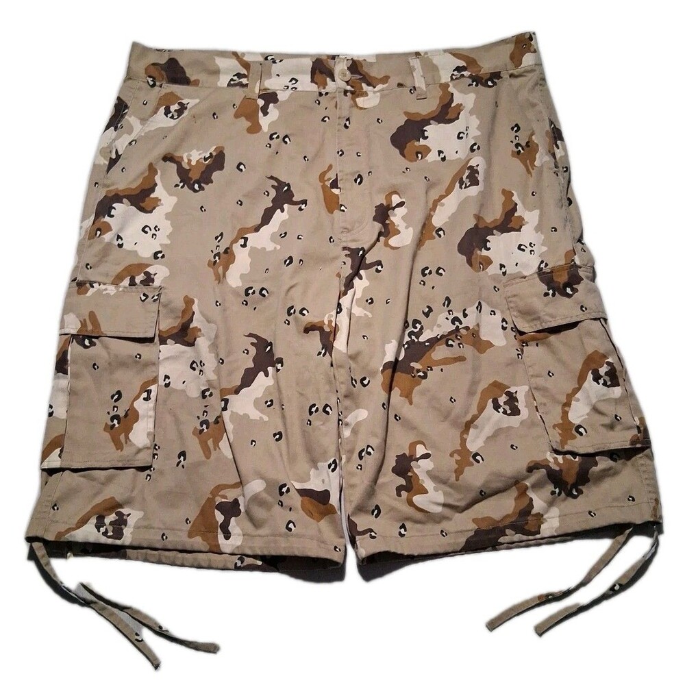 Chocolate Chip Camo Cargo Shorts Desert US Army Military Mens Shorts Size 50